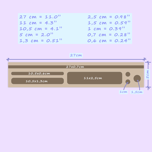 , 27х5х3 см, b.one(1), Чорний